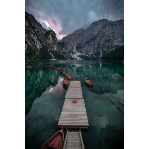 Umělecká fotografie Braies reflections, Marco Tagliarino, (26.7 x 40 cm)