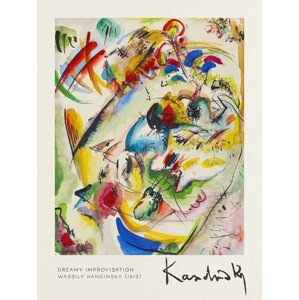 Obrazová reprodukce Dreamy Improvisation - Wassily Kandinsky, (30 x 40 cm)