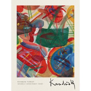 Obrazová reprodukce Rainbow Forest - Wassily Kandinsky, (30 x 40 cm)