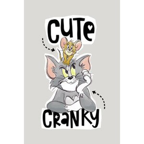 Umělecký tisk Tom a Jerry - Cute and Cranky, (26.7 x 40 cm)
