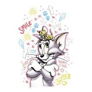 Umělecký tisk Tom a Jerry - Best Friends, (26.7 x 40 cm)