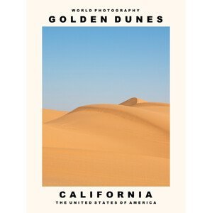 Umělecká fotografie Golden Dunes (California, USA), (30 x 40 cm)