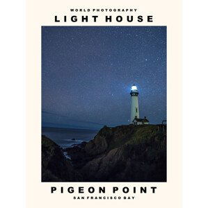 Ilustrace Light House (Pigeon Point, San Francisco Bay), (30 x 40 cm)