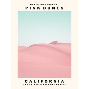 Umělecká fotografie Pink Dunes (California, USA), (30 x 40 cm)