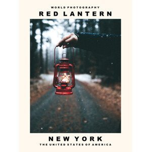 Umělecká fotografie Red Lantern (New York, USA), (30 x 40 cm)