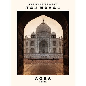 Umělecká fotografie Taj Mahal (Agra, India), (30 x 40 cm)