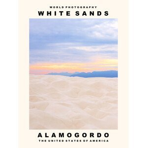 Umělecká fotografie White Sands (Alamogordo, USA), (30 x 40 cm)
