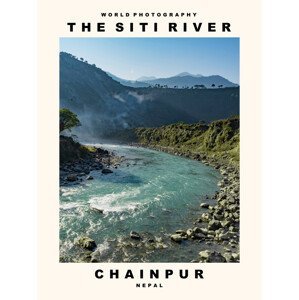 Umělecká fotografie The Siti River (Chainpur, Nepal), (30 x 40 cm)