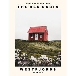 Umělecká fotografie The Red Cabin (Westfjords, Iceland), (30 x 40 cm)