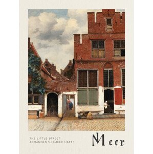 Obrazová reprodukce The Little Street - Johannes Vermeer, (30 x 40 cm)