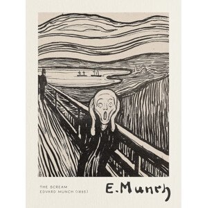 Obrazová reprodukce The Scream - Edvard Munch, (30 x 40 cm)