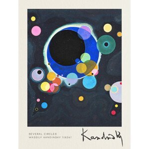 Obrazová reprodukce Several Circles - Wassily Kandinsky, (30 x 40 cm)