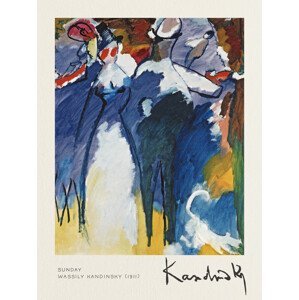 Obrazová reprodukce Sunday - Wassily Kandinsky, (30 x 40 cm)