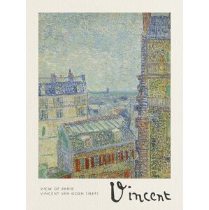 Obrazová reprodukce View of Paris - Vincent van Gogh, (30 x 40 cm)