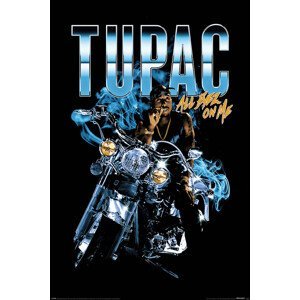 Plakát, Obraz - Tupac Shakur - All Eyez Motorcycle, (61 x 91.5 cm)