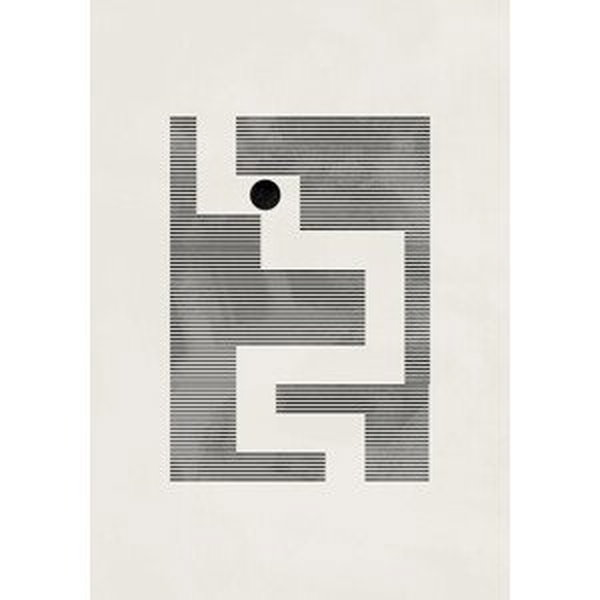 Ilustrace Minimalist maze, Studio Collection, (26.7 x 40 cm)