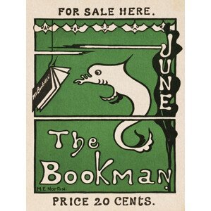 Obrazová reprodukce The Bookman Advert (Aquatic Vintage), (30 x 40 cm)