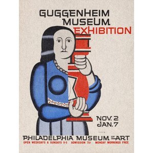 Obrazová reprodukce Guggenheim Museum Exhibition (Vintage Museum), (30 x 40 cm)