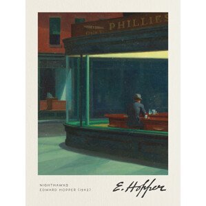 Obrazová reprodukce Nighthawks - Edward Hopper, (30 x 40 cm)