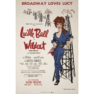 Obrazová reprodukce Lucille Ball in Wildcat (Vintage Theatre Production), (26.7 x 40 cm)