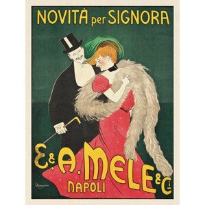 Obrazová reprodukce E & A Mele & Ci (Vintage Fashion Ad) - Leonetto Cappiello, (30 x 40 cm)