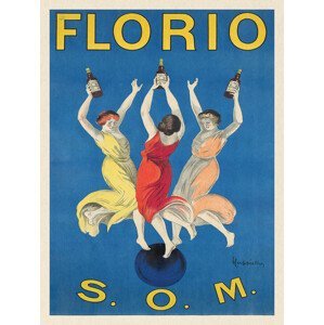 Obrazová reprodukce Florio (Vintage Alcohol Ad) - Leonetto Cappiello, (30 x 40 cm)