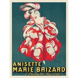 Obrazová reprodukce Anisette Marie Brizard (Vintage Fashion Ad) Leonetto Cappiello, (30 x 40 cm)