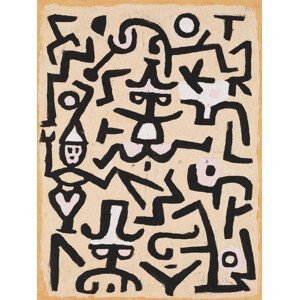Obrazová reprodukce The Comedians Handbill - Paul Klee, (30 x 40 cm)