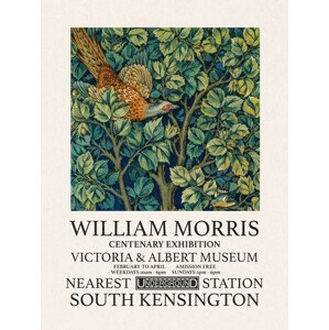 Obrazová reprodukce Cock Pheasant (Special Edition) - William Morris, (30 x 40 cm)