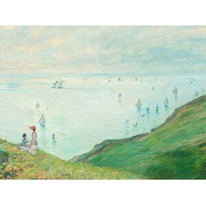 Obrazová reprodukce The Cliffs at Pourville - Claude Monet, (40 x 30 cm)