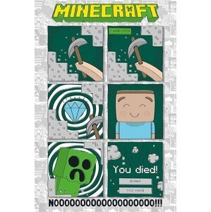 Plakát, Obraz - Minecraft - One last Diamond, (61 x 91.5 cm)