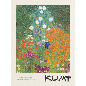 Obrazová reprodukce Cottage Garden - Gustav Klimt, (30 x 40 cm)
