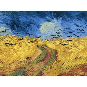 Obrazová reprodukce Wheatfield with Crows - Vincent van Gogh, (40 x 30 cm)