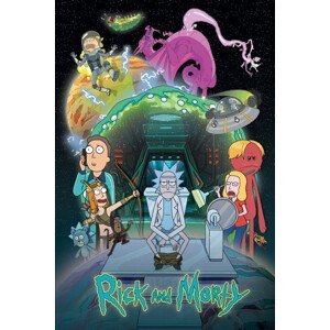 Plakát, Obraz - Rick and Morty - Toilet Adventure, (61 x 91.5 cm)