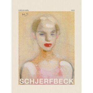 Obrazová reprodukce Circus Girl (Special Edition Female Portrait) - Helene Schjerfbeck, (30 x 40 cm)