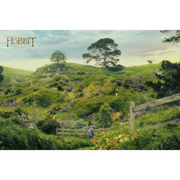 Umělecký tisk The Hobbit - Hobbiton, (40 x 26.7 cm)