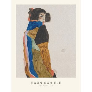 Obrazová reprodukce Moa (Special Edition Female Portrait) - Egon Schiele, (30 x 40 cm)