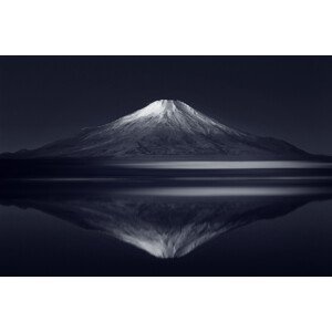 Umělecká fotografie Reflection Mt. Fuji, Takashi Suzuki, (40 x 26.7 cm)