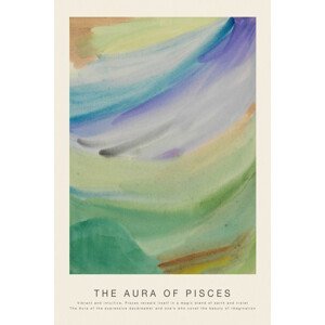 Obrazová reprodukce The Aura of Pisces (Astrology, Spirituality & Zodiac Series), (26.7 x 40 cm)