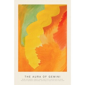 Obrazová reprodukce The Aura of Gemini (Astrology, Spirituality & Zodiac Series), (26.7 x 40 cm)