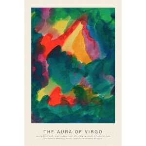 Obrazová reprodukce The Aura of Virgo (Astrology, Spirituality & Zodiac Series), (26.7 x 40 cm)