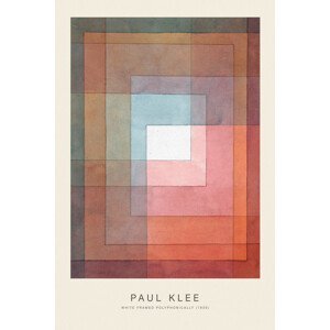 Obrazová reprodukce White Framed Polyphonically (Special Edition) - Paul Klee, (26.7 x 40 cm)