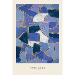 Obrazová reprodukce Blue Night (Special Edition) - Paul Klee, (26.7 x 40 cm)