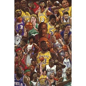 Plakát, Obraz - Basketball Superstars, (61 x 91.5 cm)