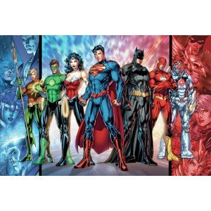 Plakát, Obraz - Justice League - United, (120 x 80 cm)