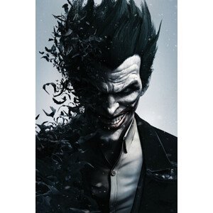 Plakát, Obraz - Batman Arkham - Joker, (80 x 120 cm)