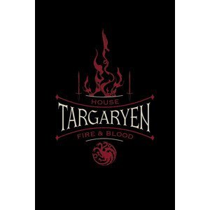 Umělecký tisk Game of Thrones - House of Targaryen, (26.7 x 40 cm)