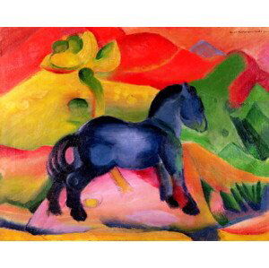 Marc, Franz - Obrazová reprodukce Little Blue Horse, 1912, (40 x 30 cm)