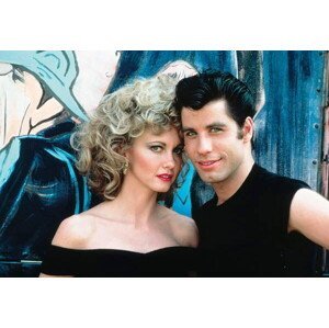 Umělecká fotografie Olivia Newton-John And John Travolta, (40 x 26.7 cm)