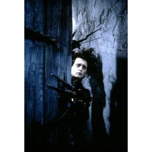 Umělecká fotografie Johnny Depp, Edward Scissorhands 1990 Directed By Tim Burton, (26.7 x 40 cm)